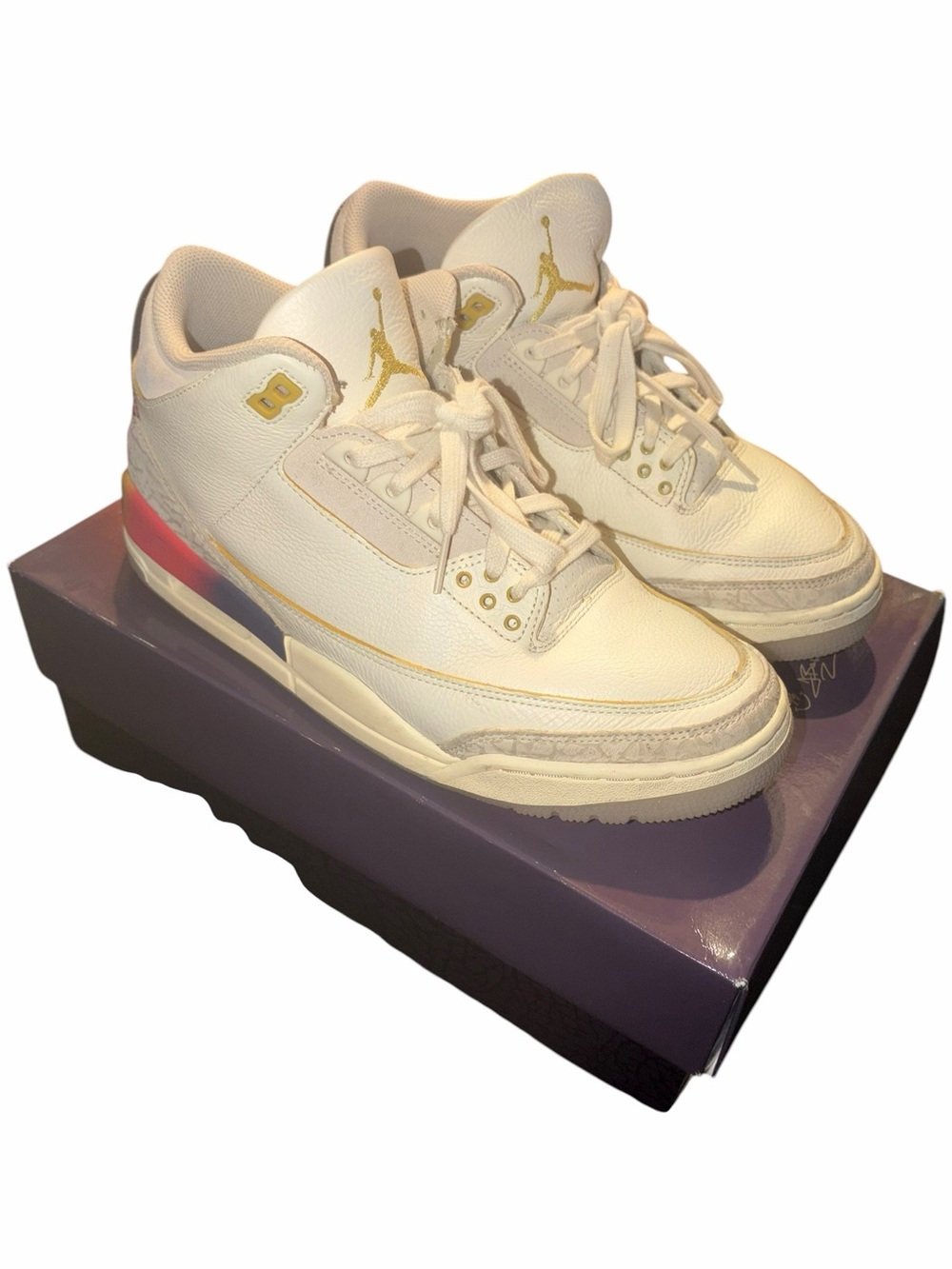 Jordan retro 3 J Balvin mens shoes size 10